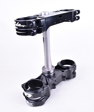 BETA Rubber Mounted Split Triple Clamp Set 22mm Offset - Black 