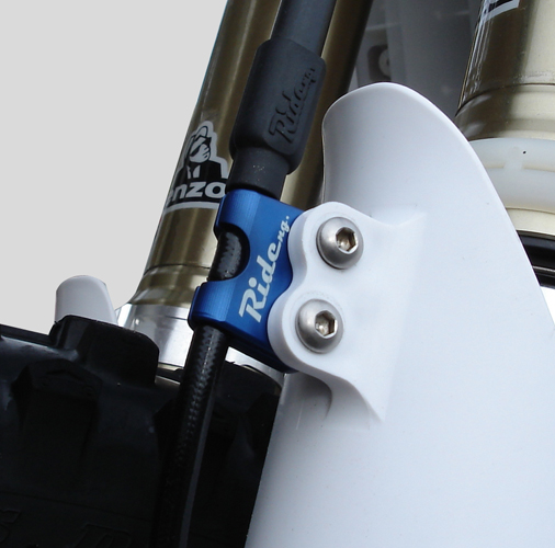 CR/YZ Brake Line Clamp BLUE