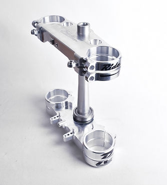 2021-24 CRF Split Triple Clamp Set 23.5mm Offset - Silver