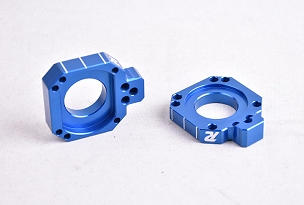 NEW! KTM/Husq 22mm axle blocks - blue (2023+) 