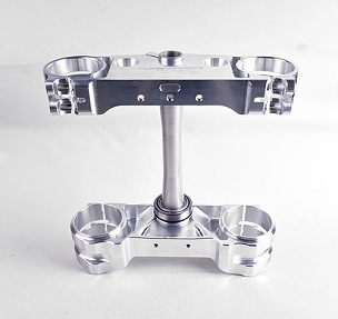 22mm Offset 2023-25 KTM/HUSQ Rubber Mounted Split Triple Clamp Set - Silver
