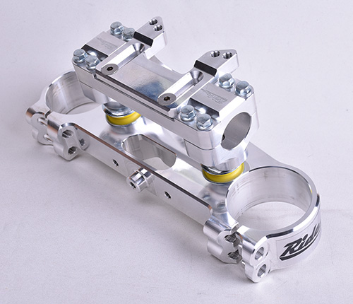 KTM/HUSKY/GASGAS Rubber Mounted Silver Top Clamp with Scott's/GPR Compatible Bar Mount