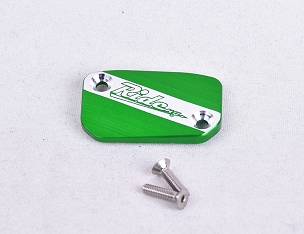 KAW Front Master Cylinder Cover - Green (Brembo)
