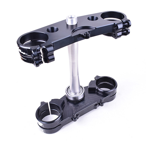 2019-23 KX Split 22mm offset Triple Clamp Set - Black
