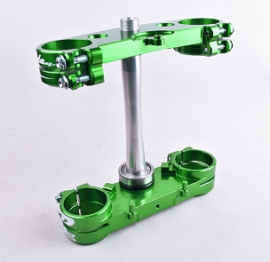 2024+ KX450 2025+ KX250 Split Triple Clamp Set - Stock offset 