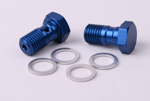 Hon/Yam/Suz/Kaw Aluminum Banjo Bolt Kit