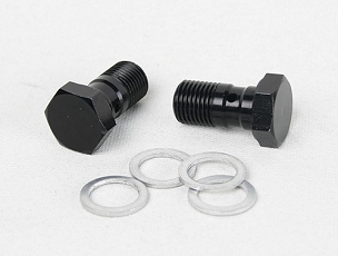 NEW! Hon/Yam/Suz/Kaw Aluminum Banjo Bolt Kit 