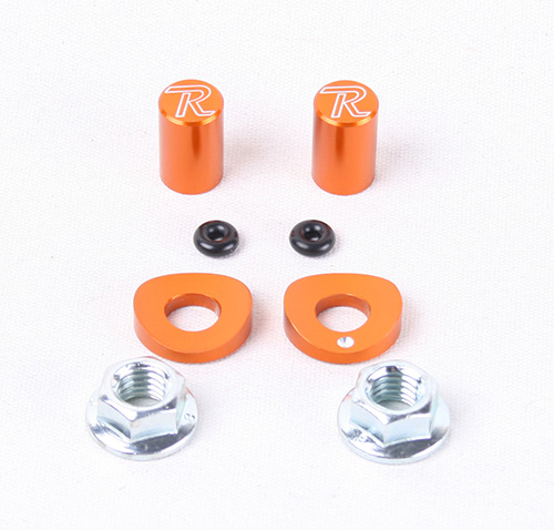 Valve Cap & Rim Lock Spacer Kit (orange)