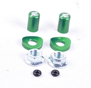 Valve Cap & Rim Lock Spacer Kit (GREEN)
