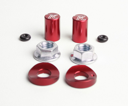 Valve Cap & Rim Lock Spacer Kit (RED)