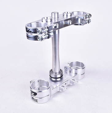 Ride Eng. RM/RMZ Split Triple Clamp Set 22mm Offset - Silver