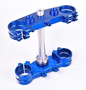 Ride Eng. 2013+ RMZ Split Triple Clamp Set 22mm Offset - Blue