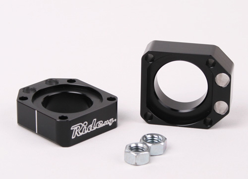  RMZ Billet Axle Blocks, black & 03-15 KX/KXF