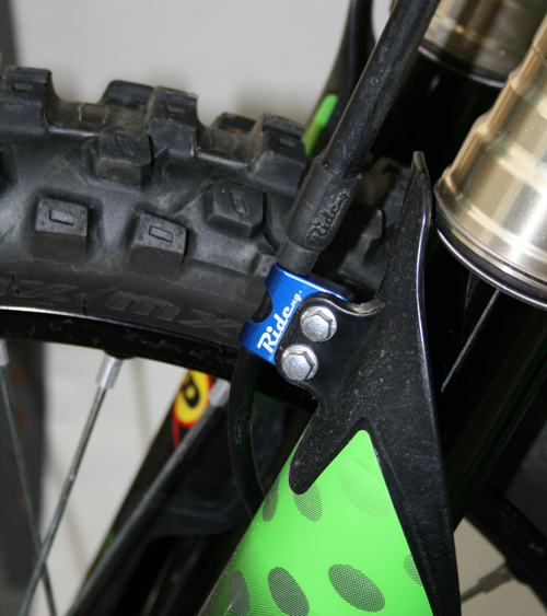 RM & KX Brake Line Clamp (BLUE)