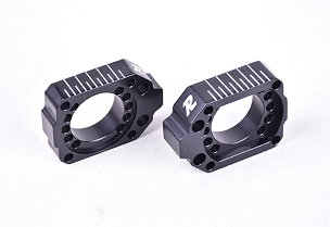 Reversible axle blocks, 25mm Axle, Black