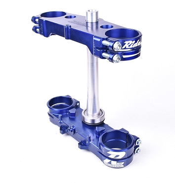 NEW! Ride Eng. 23.5MM Offset Yamaha Split Triple Clamp Set - BLUE 