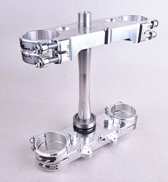 Ride Eng. 23.5MM Offset Yamaha Split Triple Clamp Set - Silver